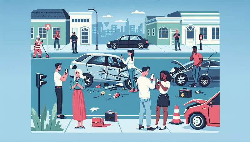 What are the most common mistakes people make after being involved in a car accident?
